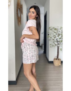 Pijama Corto Flor