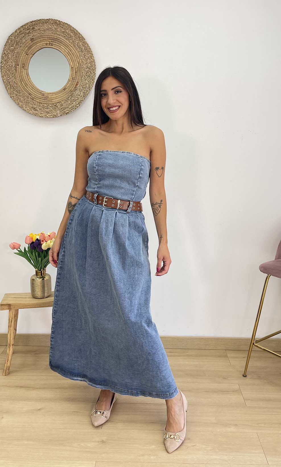 Vestido Índigo