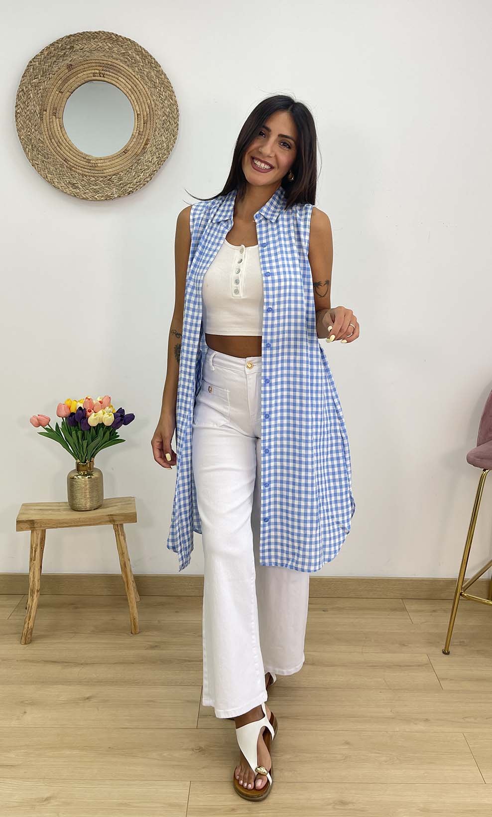 Vestido Vichy